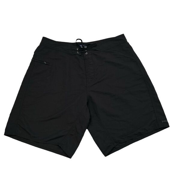 Patagonia Men’s Swimming Trunks Shorts Black Size 38 - Picture 1 of 8